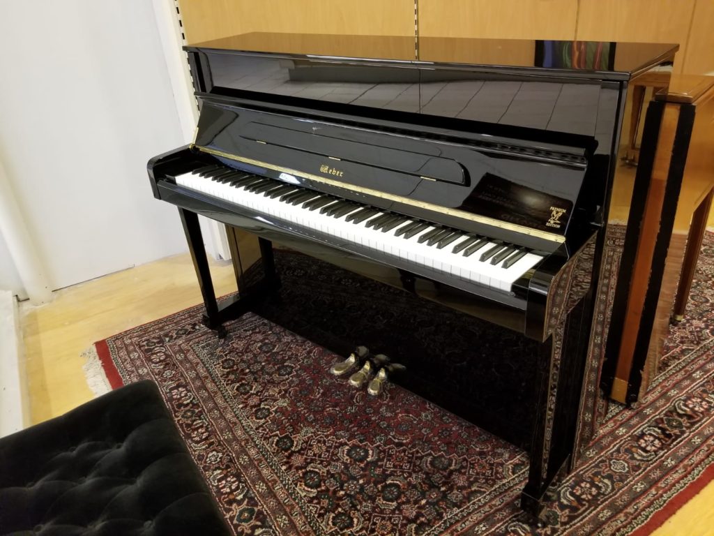 weber upright piano cost